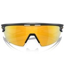 Óculos de Sol Unissex Oakley Sphaera Matte Carbon Prizm 24K Polarized - Foto 7