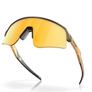 Óculos de Sol Unissex Oakley Sutro Lite Sweep Brass Tax Prizm 24K - Foto 6