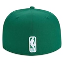 Boné Aba Reta New Era 5950 Boston Celtics Fitted Nba - Fechado - Adulto - Foto 2