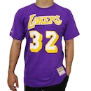 Camiseta NBA Lakers Magic Johnson Mitchell & Ness - Masculina - Foto 3
