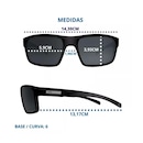 Óculos de Sol Masculino Hb Overkill Matte Black - Foto 4