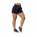 Shorts Orbis Fitness Poliamida Cirrê Cós Alto - Feminino - Foto 3