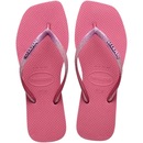 Chinelo Havaianas Slim Square Glitter - Feminino - Foto 1