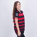 Camisa 1 do Flamengo 2024 Patch Libertadores adidas - Feminina - Foto 2