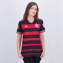 Camisa 1 do Flamengo 2024 Patch Libertadores adidas - Feminina - Foto 1