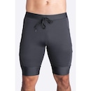 Bermuda Compressão Masculina Hupi Run Canguru - Foto 2