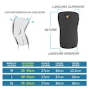 Joelheira Gold Sports Cross Training Gladiator Em Neoprene 7 Mm - 2 Pçs - Foto 5