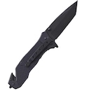 Canivete Tático Invictus Phanton Black Aço Quebra Vidro - Foto 3