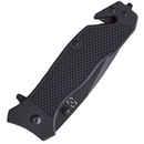 Canivete Tático Invictus Phanton Black Aço Quebra Vidro - Foto 4