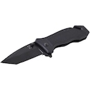 Canivete Tático Invictus Phanton Black Aço Quebra Vidro - Foto 1