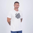 Camiseta Santos Classic Alvinegro Praiano Braziline - Masculina - Foto 3