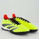 Chuteira Society adidas Predator League 24 Academy Low Tf - Infantil - Foto 2