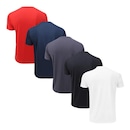 Kit de Camisetas Topper Classic New - Masculino - 5 unidades - Foto 2