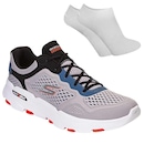 Kit Tênis Skechers Go Run 7.0 - Masculino + Par de Meia - Foto 1
