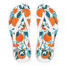 Chinelo Kenner Ibiza Laranjas Estampada - Feminino - Foto 2