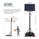 Tabela Basquete Pista e Campo Completa Infantil Móvel com Ajustes - Foto 2
