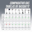 Tabela Basquete Pista e Campo Completa Infantil Móvel com Ajustes - Foto 8