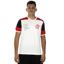 Camisa do Flamengo Zico Retro Braziline - Masculina - Foto 1