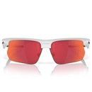 Óculos de Sol Unissex Oakley Bisphaera Matte White Prizm Field - Foto 4