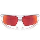Óculos de Sol Unissex Oakley Bisphaera Matte White Prizm Field - Foto 7