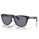 Óculos de Sol Unissex Oakley Frogskins Range Matte Black Prizm Grey - Foto 1