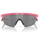 Óculos de Sol Unissex Oakley Sphaera Matte Neon Pink Prizm Black - Foto 3