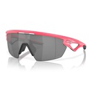 Óculos de Sol Unissex Oakley Sphaera Matte Neon Pink Prizm Black - Foto 1