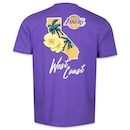 Camiseta New Era Los Angeles Lakers Nba City Icons - Masculina - Foto 2