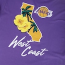 Camiseta New Era Los Angeles Lakers Nba City Icons - Masculina - Foto 4