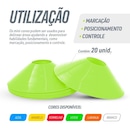 20X Cones Chapéu Chinês Treino Agilidade Futebol - Foto 4