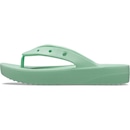 Chinelo Crocs Classic Plataform Flip Jade Stone - Feminino - Foto 2