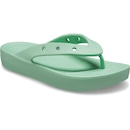 Chinelo Crocs Classic Plataform Flip Jade Stone - Feminino - Foto 1