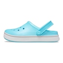 Sandália Crocs Crocband Off Court Clog Kids Neptune - Infantil - Foto 3