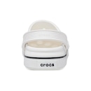 Sandália Crocs Crocband Off Court Clog Kids White - Infantil - Foto 4