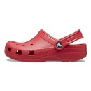 Sandália Crocs Classic Clog Kids  Varsity Red - Infantil - Foto 3