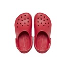 Sandália Crocs Classic Clog Kids  Varsity Red - Infantil - Foto 5
