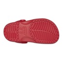 Sandália Crocs Classic Clog Kids  Varsity Red - Infantil - Foto 6