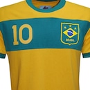 Camisa do Brasil Faixa Liga Retrô - Masculina - Foto 3