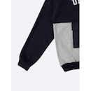 Blusão de Moletom Malwee Universal Team - Infantil - Foto 3