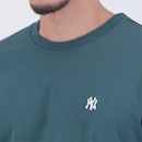 Camiseta New Era Mlb New York Yankees Mini Logo - Masculina - Foto 5