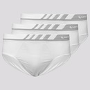 Kit 3 Cuecas Slip Lupo Microfibra sem Costura - Adulto - Foto 1