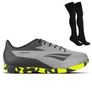 Chuteira Futsal Penalty Fúria Y-3 + Meião - Infantil - Foto 1