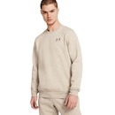 Blusão de Moletom Under Armour Icon Fleece Crew - Masculino - Foto 1