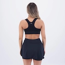 Conjunto selene Top Fitness com Bojo sem Costura + Shorts Saia - Feminino - Foto 5