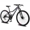 Bicicleta aro 29 Krw alumínio Shimano Tz 21 Velocidades Freio a Disco Suspensão Mountain Bike Kr7 - Adulto - Foto 1