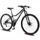 Bicicleta Aro 29 Krw Alumínio 24Vel Shimano Alivio Hidráulico Suspensão Trava Ombro e Cassete Kr12 - Foto 5