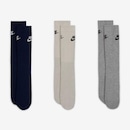 Meia Nike Sportswear Everyday Essential - 3 Pares - Unissex - Foto 2
