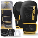Kit Luvas de Boxe e Muay Thai Pretorian Fx2 + Bandagem + Bucal - Foto 1