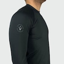 Camiseta Manga Longa Rusty Lycra Surf Long Ride - Masculina - Foto 4