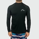 Camiseta Manga Longa Rusty Lycra Surf Long Ride - Masculina - Foto 1